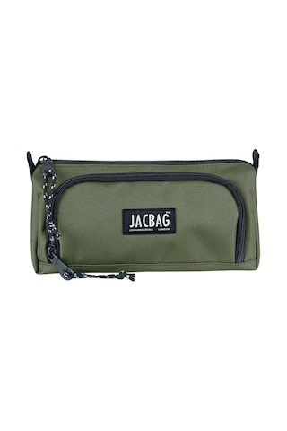 Jacbag Prime Xl-lastik Ayraçlı İki Bölmeli Kalem Kutusu Prime Xl-haki renkli