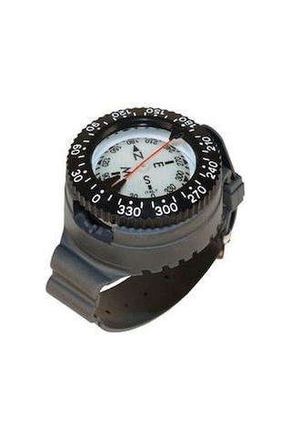 Kraken Gösterge Pusula Kayışlı 60 MM Siyah