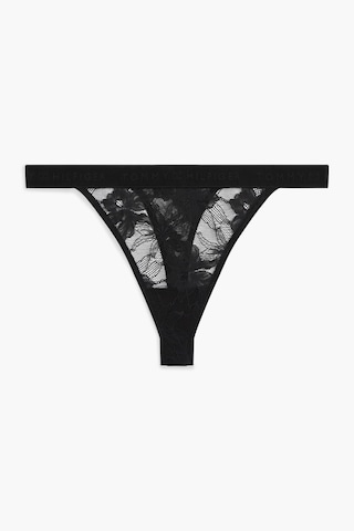 Tommy Hilfiger Kadın Siyah Dantelli Tanga-14677