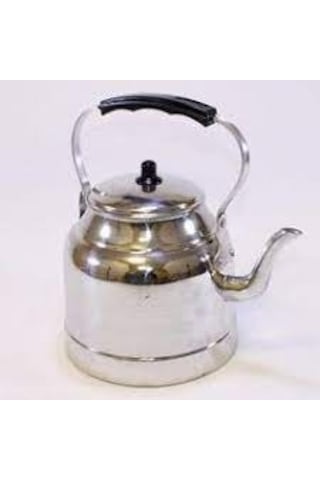 Maraş Alüminyum Üstten Kulplu Çaydanlık Demlik 5 Litre Çap 24 Cm