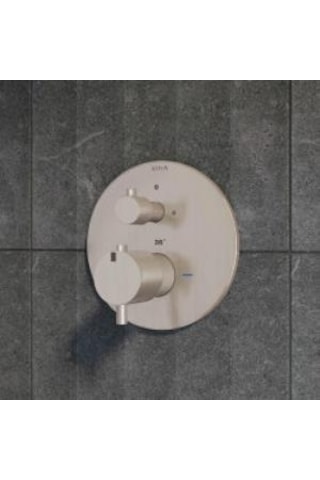 Vitra Origin Ankastre Termostatik Banyo Bataryası A4267134 V-box Sıva Üstü Grubu - Fırçalı Nikel Diğer