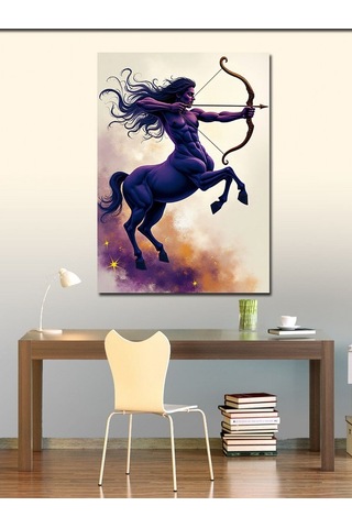 Kanvas Tablo Ok Atan Yay Burcu 70cmx100cm