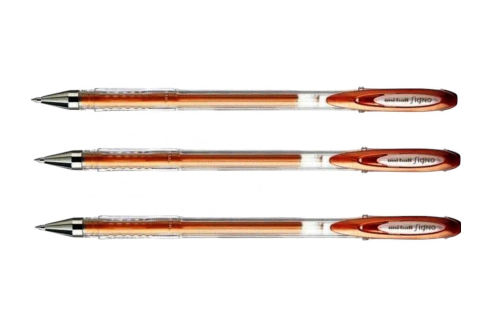 Uniball Signo Noble Metal 0.8 Jel Kalem Bronz Üç Adet Bronz