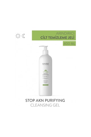 Babe Stop Akn Purifying Cleansing Gel 400ml - Arındırıcı Temizleme Jeli