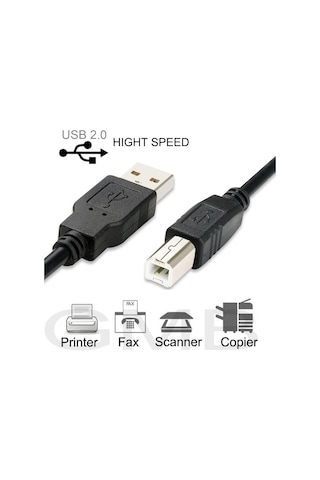 Ancheyn Yazıcı Printer Usb Ara Bağlantı Kablosu Usb 2.0 Yüksek Hız 5 M 4913