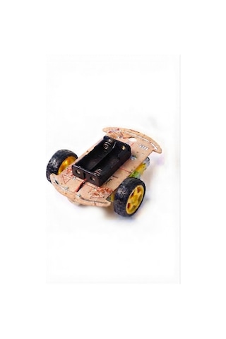 2wd Robot Araba Kiti - 18650 Pil Yuvalı Set