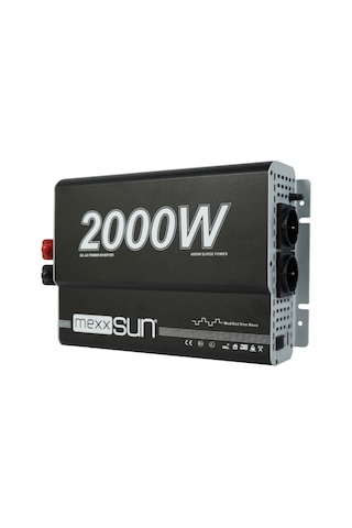 Mexxsun 24v Volt-2000w Watt Modifiye Sinüs İnverter 220v Çevirici