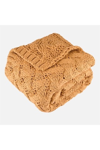 Serenita Saç Örgü Triko Tv Battaniyesi Throw Koltuk Şalı (538861659)-110X160