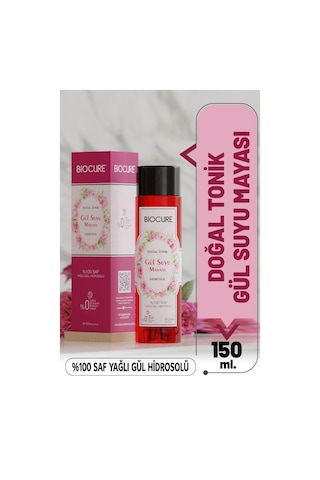 Biocure Aydınlatıcı ve Gözenek Sıkılaştırıcı Gül Suyu Mayası 150 ML