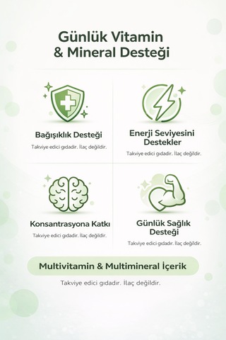 Day's Power Multivitamin&Multimineral Takviye Edici Gıda