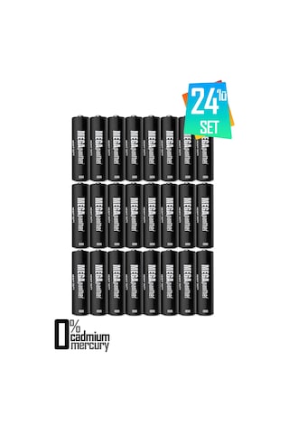 24lü Aaa R03 İnce Kalem Pil Kumanda Pili Zn-c 1.5v