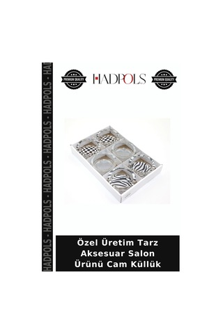 Özel Üretim Tarz Aksesuar Salon Ürünü Cam Küllük Şeffaf