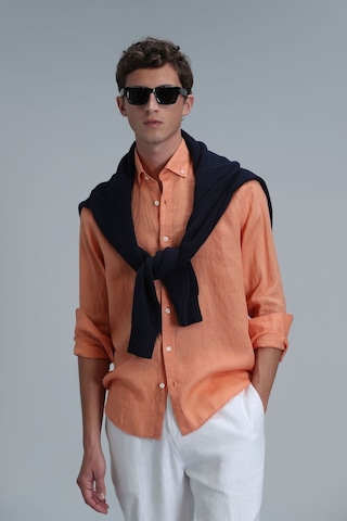 Lufian Erkek Pitaya Basic Comfort Fit Gömlek 111010611 Oranj Turuncu