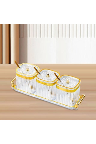 Homyl Kapaklı Ve Kaşıklı Baharat Kavanozu Tuz Şeker Temizlemek