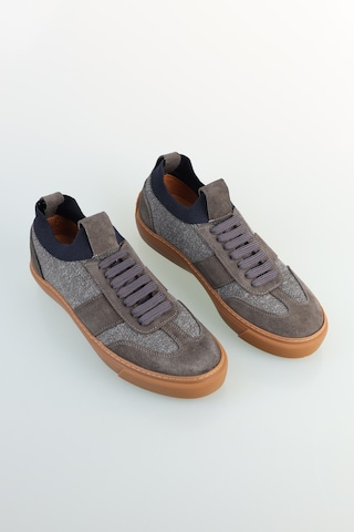 Bisse Erkek Örme Sneaker Spor Ayakkabı Gri Ayk25y25005 D55
