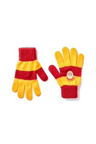 Gsstore Galatasaray Çocuk Eldiven C252204 Sarı - Kırmızı