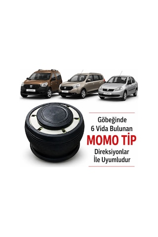 Symbol-lodgy-dokker Uyumlu Sabit Spor Direksiyon Göbeği Momo Tip Karma