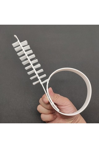 Fosenze Beyaz Nylon Çamaşır Makinesi Temizlik Fırçası - 60cm Uzun, Esnek, Etkili Temizleme - Drum, Fırın Ve Ev Aletleri İçin Uygun