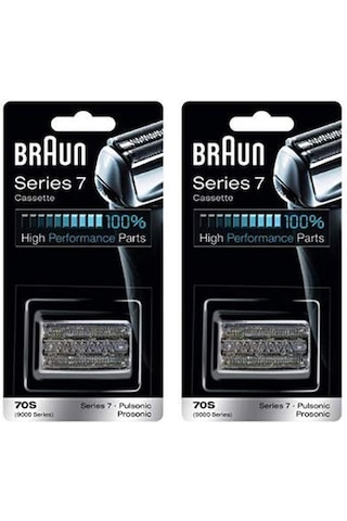 Braun Series 7 Combi 70s Kaset Değişimi Eski Adıyla 9000 Pulsonic -tüm Yeni Değer Paketi 2 Yedek