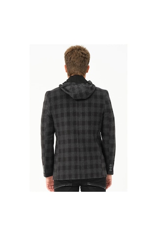 K7532 Dewberry Erkek Kaban-ekose-siyah Ekose-siyah