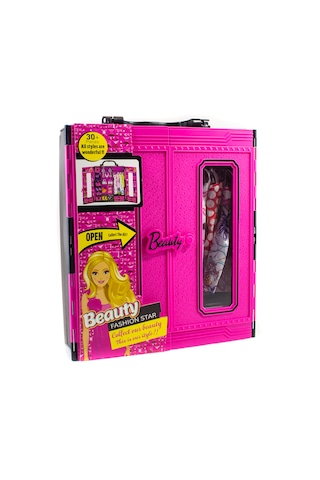 Oyuncak Gardolabı Prenses Bebek Kıyafetleri Aksesuarları 30 Parça