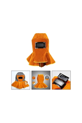 Jialan Deri Kaynak Kaput Kask Koruyucu Donanım Kaynak Tam Kafa