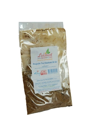 Propolis Ekstrakt Öğütülmüş Toz 50 Gr Paket
