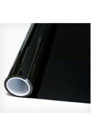 Süper Dark Black % 05 Siyah Koyu Ton Cam Filmi (75cm X 10m)