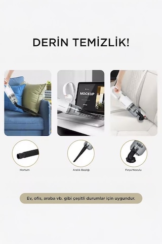 Torima A-031 Şarjlı Araç El Süpürgesi