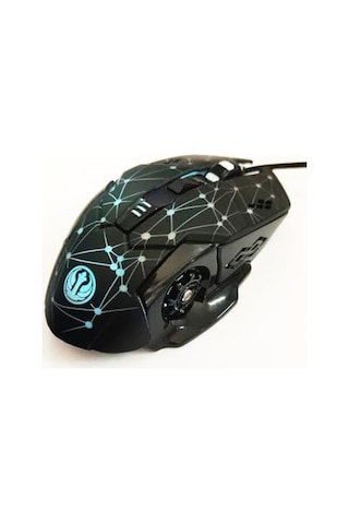 Gmx7 Rgb Gaming Mouse, 7 Tuşlu, Kablolu Usb, Gökkuşağı Led Aydınlatmalı, Optik Oyuncu Mouse, Stalker Warrior Siyah