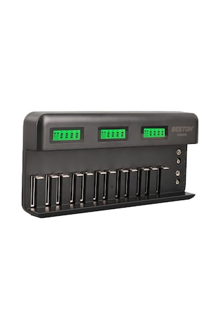 Beston C9036wl Lcd Ekranlı Hızlı Şarj Cihazı