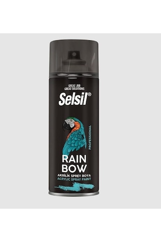 Selsil Rainbow Akrilik Sprey Boya 9005 Mat Siyah