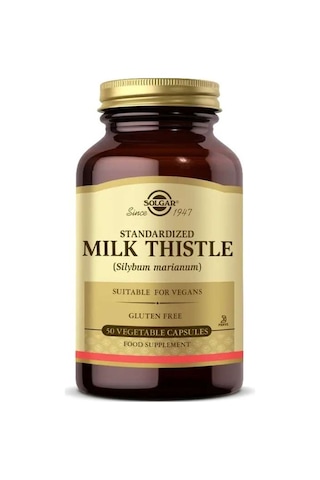Solgar Milk Thistle 100 MG 50 Kapsül