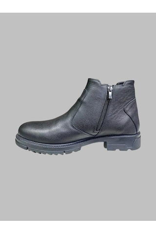 Castle Black Cb-9911-1 Deri Erkek Bot Siyah
