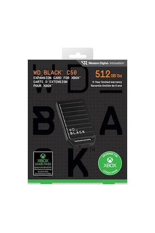 WD Black C50 WDBMPH5120ANC-WCSN Xbox Için 512 GB Depolama Genişletme Kartı