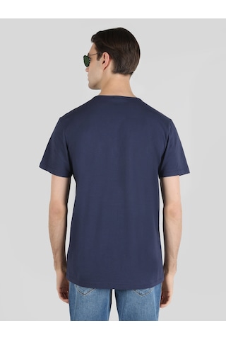 Colin'S Regular Fit Bisiklet Yaka Basic Lacivertvert Erkek Kısa Kol Tişört Cl1062745_Q1.V1_Nav