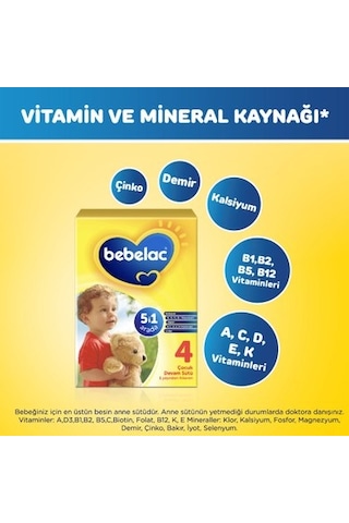 Bebekler İçin Devam Sütü, 1 Yaş Ve Üzeri, 800 Gr