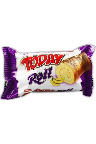 Today Swiss Roll Muz Kremalı Kek 35 Gr 24 Adet (1 Kutu)