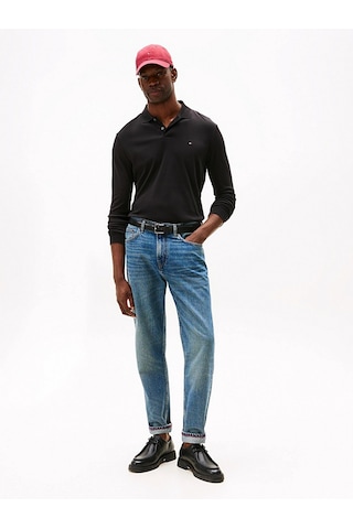 Tommy Hilfiger Mw0mw37317 Liquid Cotton Erkek Polo Tişört Siyah
