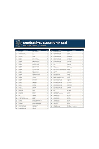 Endüstriyel Elektronik Uygulama Seti - Meslek Lisesi 11. Sınıf