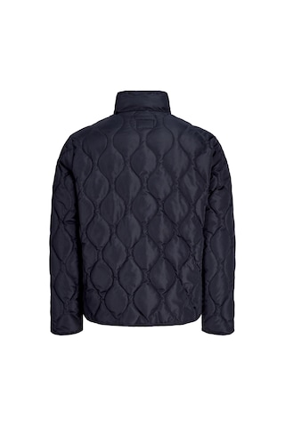 Jack & Jones Erkek Yüksek Dik Yaka Kapitone Ceket - Clyde - 12302326 Dark Navy