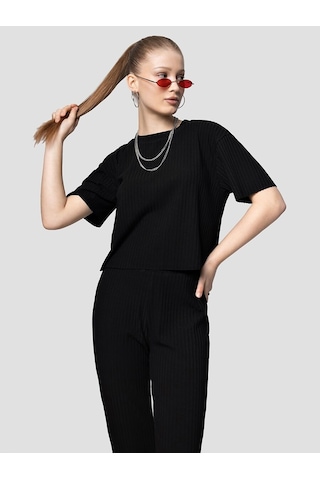 LOFT Regular Fit Kadın Eşofman Altı Lf2032437 Q1.v1 Siyah