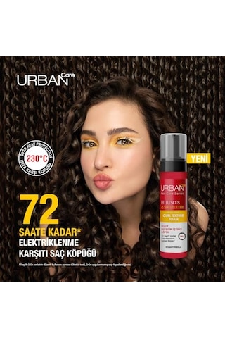 Urban Care Hibiscus & Shea Butter Elektriklenme Karşıtı Saç Bakım Köpüğü-200 Ml