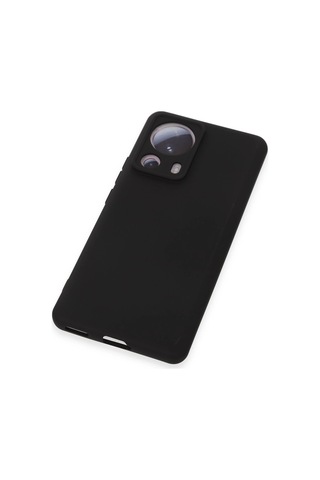 Newface Xiaomi Mi 13 Lite Kılıf Nano İçi Kadife Silikon Semeglbl - 54 - Siyah Sıyah