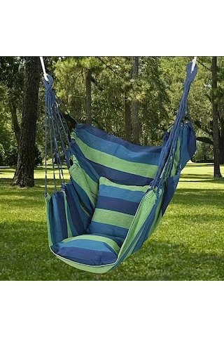 Hamak Yatağı Dışmekan Salıncağı-mavi Mavi