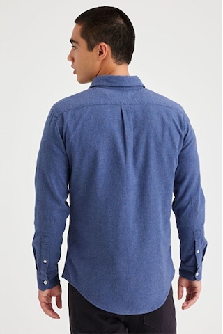 Dockers Minimalist Uzun Kol Erkek Gömlek - Günlük & Şık Mavi