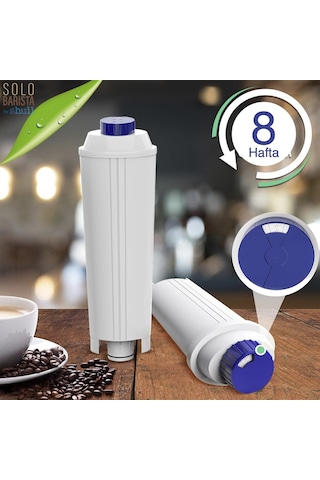 Pure Kafe Ds012 - Delonghi Dlsc002 İçin Kahve Makinesi Su Filtresi 8 Adet