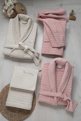 Pierre Cardin AST51 Wawe Soft Aile Bornoz Seti