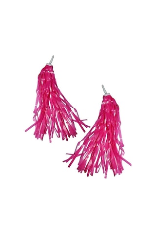 Bisiklet Direksiyon Gidon Püskülü Pembe - Kırmızı - Mavi Pembe