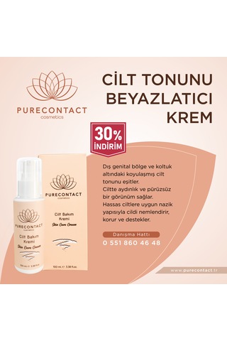 Purecontact Cilt Tonunu Eşitleyici ve Aydınlatıcı Bakım Kremi 100 ML